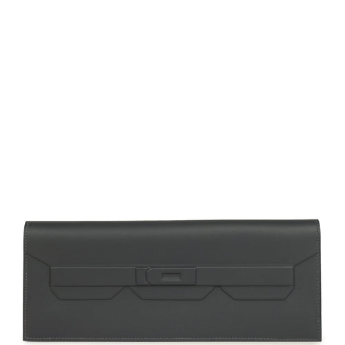 Hermes Shadow Birkin Clutch Ardoise Swift