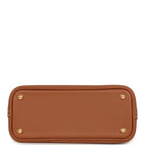 Hermes 1923 Bolide Mini Gold Evercolor Gold Hardware