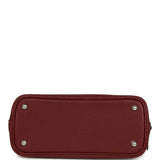 Hermes 1923 Bolide Mini Rouge H Chevre Palladium Hardware