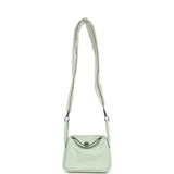 Hermes Mini Lindy II Vert Peppermint Swift Palladium Hardware