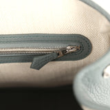 Hermes Garden Party 30 Vert Amande Negonda Palladium Hardware