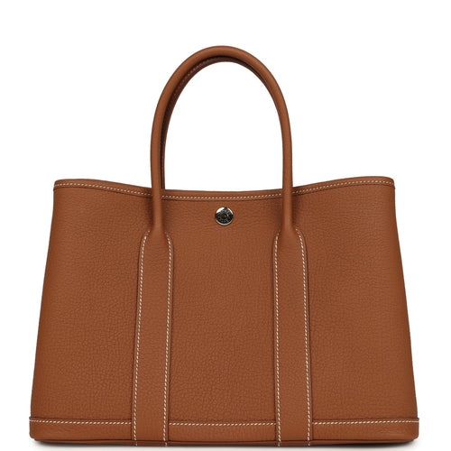 Hermes Garden Party 30 Gold Negonda Palladium Hardware