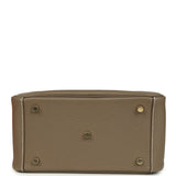 Hermes Lindy 26 Etoupe Clemence Gold Hardware