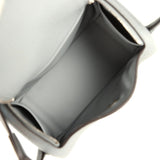 Hermes Mini Lindy II Gris Pantin Clemence Palladium Hardware