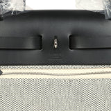 Hermes Herbag Zip PM 31 Black Vache Hunter and Ecru-Black Criss Viking Canvas Palladium Hardware
