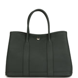 Hermes Garden Party 30 Vert Mangrove Negonda Palladium Hardware