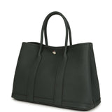 Hermes Garden Party 30 Vert Mangrove Negonda Palladium Hardware