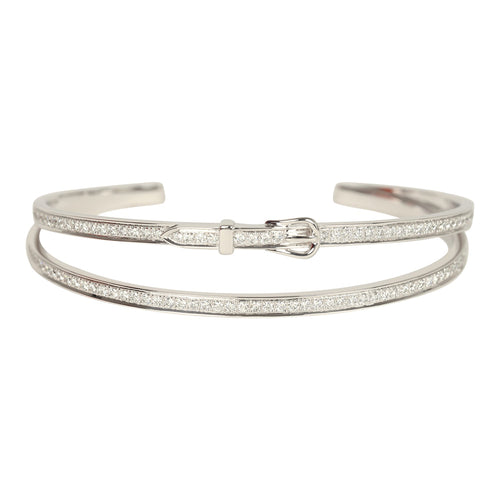Hermes Etriviere Bracelet GM White Gold & Diamonds