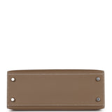 Hermes Kelly Sellier 25 Etoupe Epsom Palladium Hardware