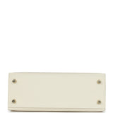 Hermes Kelly Sellier 25 Craie Epsom Gold Hardware