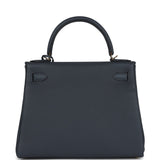 Hermes Kelly Retourne 28 Gris Misty Togo Permabrass Hardware