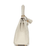 Hermes Kelly Retourne 25 Beton Matte Alligator Gold Hardware