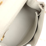 Hermes Kelly Retourne 25 Beton Matte Alligator Gold Hardware
