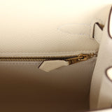 Hermes Kelly Sellier 28 Nata Epsom Gold Hardware