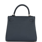 Hermes Kelly Retourne 25 Gris Misty Togo Permabrass Hardware