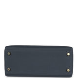 Hermes Kelly Retourne 25 Gris Misty Togo Permabrass Hardware