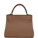Hermes Kelly Retourne 28 Alezan Evercolor Palladium Hardware