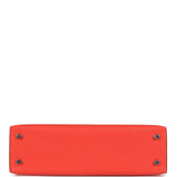 Hermes Kelly Sellier 20 Orange Field Epsom Palladium Hardware