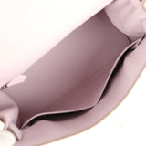 Hermes Kelly Retourne 28 Mauve Pale Clemence Palladium Hardware