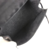 Vintage Hermes Kelly Sellier 20 Black Doblis Gold Hardware