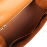 Pre-owned Hermes Kelly Sellier 28 Gold Epsom Palladium Hardware