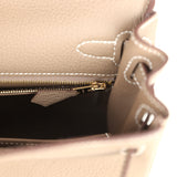 Hermes Kelly Retourne 25 Etoupe Togo Gold Hardware
