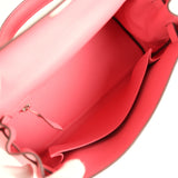 Hermes Kelly Retourne 25 Rose Azalee Swift Palladium Hardware