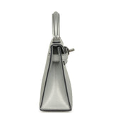 Hermes Kelly Sellier 20 Argent Chevre Chamkilight Palladium Hardware