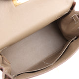 Hermes Kelly Retourne 28 Etoupe Clemence Gold Hardware
