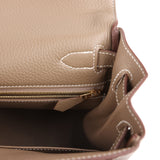 Hermes Kelly Retourne 28 Etoupe Clemence Gold Hardware
