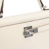Hermes Kelly Sellier 28 Sellier Nata Verso Epsom Palladium Hardware
