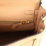 Hermes Kelly Retourne 25 Chai Togo Gold Hardware