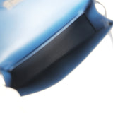 Hermes Kelly Sellier 20 Clouté Bleu Abyss Box Palladium Hardware