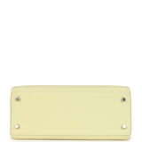 Hermes Kelly Retourne 28 Jaune Milton Clemence Palladium Hardware