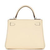 Hermes Kelly Retourne 28 Nata Clemence Palladium Hardware