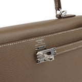 Hermes Kelly Sellier 25 Etoupe Epsom Palladium Hardware