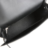 Hermes Kelly Sellier 25 Black Epsom Electrum Hardware
