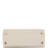 Hermes Kelly Retourne 25 Craie Togo Gold Hardware