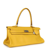 Vintage Hermes Shoulder Kelly JPG 42 Soleil Clemence Palladium Hardware