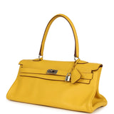 Vintage Hermes Shoulder Kelly JPG 42 Soleil Clemence Palladium Hardware