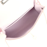 Hermes Kelly Sellier 20 Mauve Pale Boreal Satin Alligator Palladium Hardware