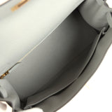 Hermes Kelly Retourne 28 Gris Mouette Togo Gold Hardware