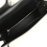 Hermes Kelly Sellier 25 Black Box Palladium Hardware