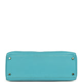 Pre-owned Hermes Kelly 35 Retourne Turquoise Togo Gold Hardware