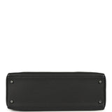 Pre-owned Hermes Kelly Retourne 40 Bleu Indigo Togo Palladium Hardware