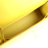 Hermes Kelly Sellier 25 Lime Epsom Gold Hardware