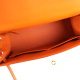 Hermes Kelly Sellier 28 Orange Epsom Gold Hardware