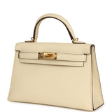 Hermes Kelly Sellier 20 Nata Epsom Gold Hardware