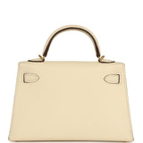 Hermes Kelly Sellier 20 Nata Epsom Gold Hardware
