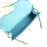 Hermes Kelly Sellier 20 Celeste Epsom Palladium Hardware
